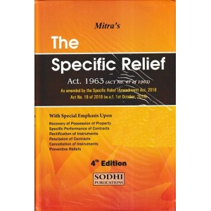Mitra's The Specific Relief Act, 1963 [HB] by Sodhi Publication